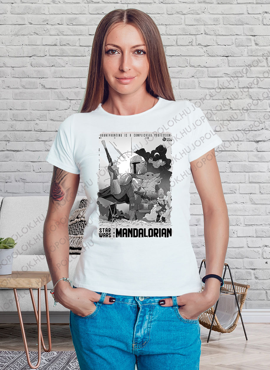 Mandalorian T-shirt (B&W)