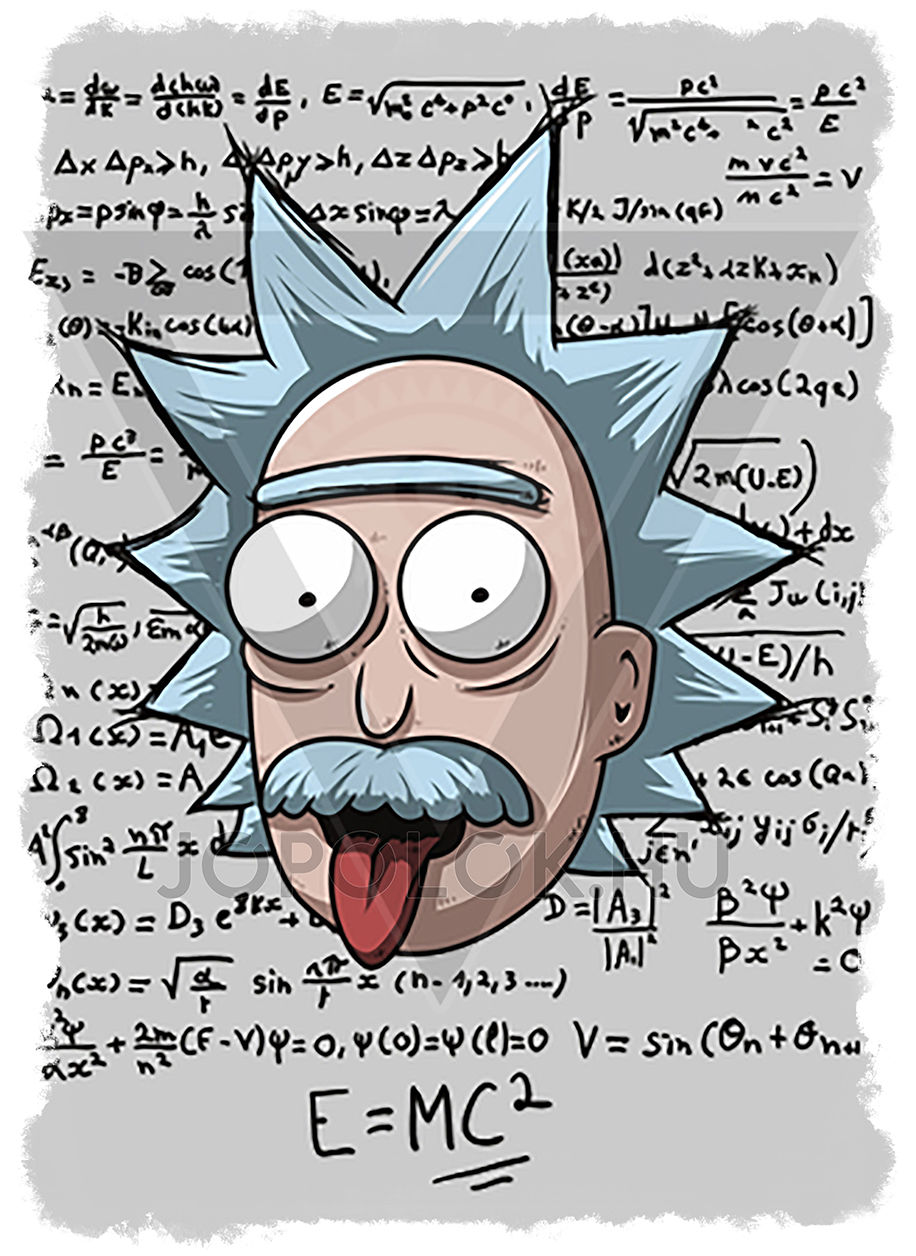 Rick Einstein T-shirt (Rick and Morty)