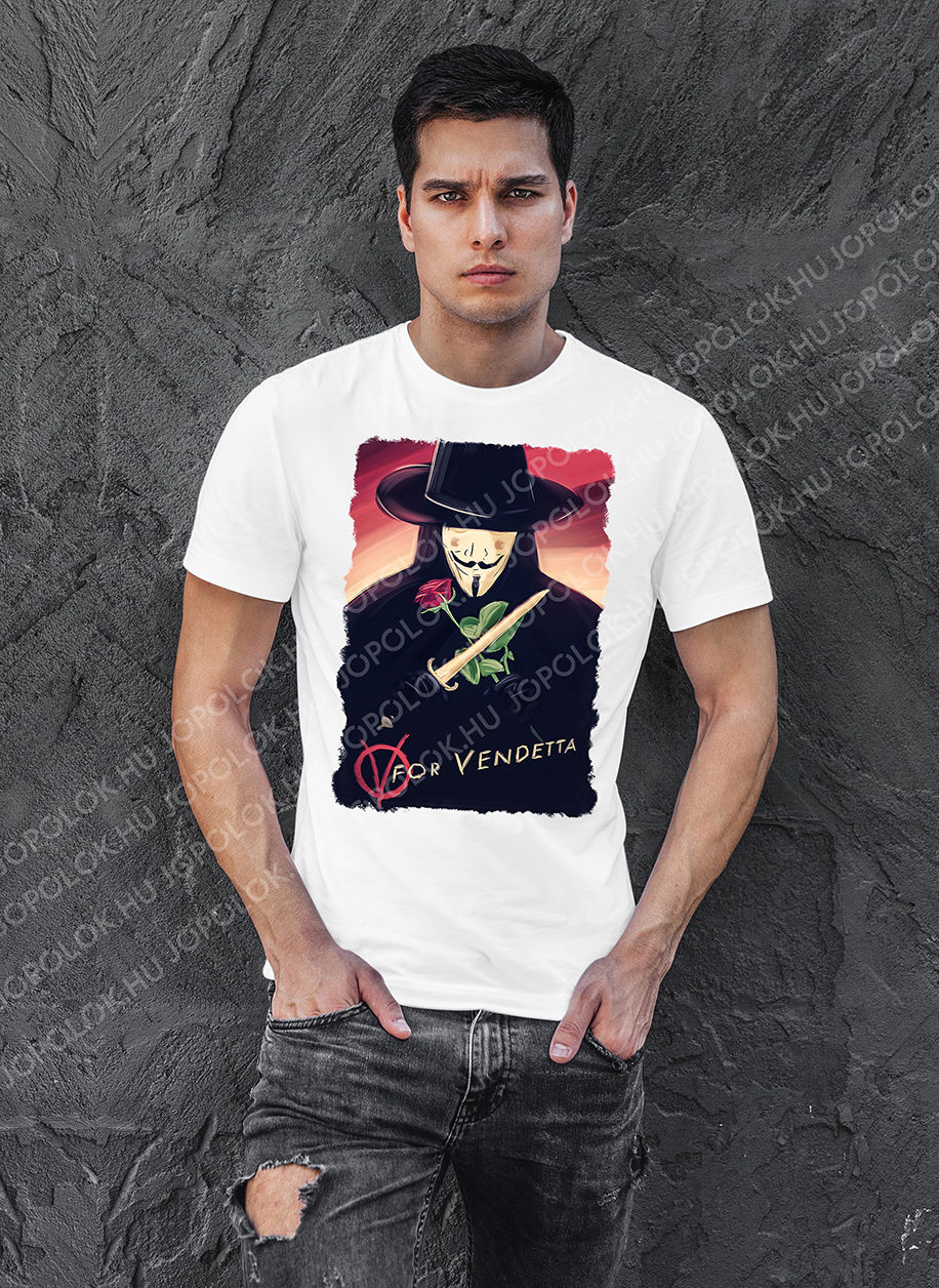 V For V T-Shirt (Vendetta)